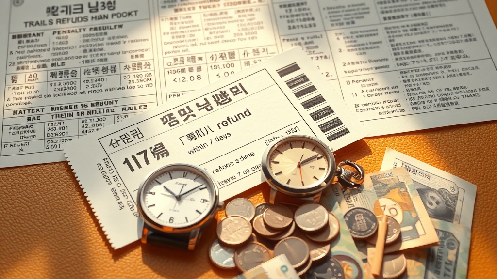 환불 & 위약금 규정 (realistic 스타일)