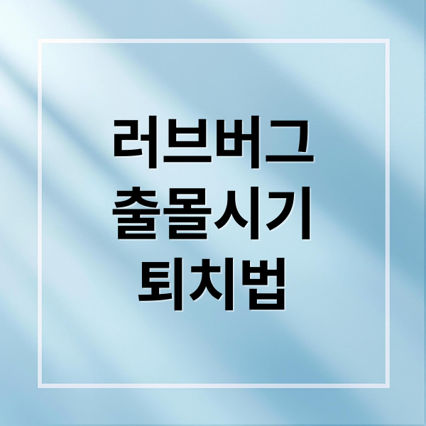 러브버그
출몰시기
퇴치법 (러브버그가 궁금하다면? 생태, 출몰 시기, 방제 꿀팁까지!)