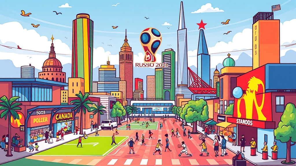 개최국별 주요 도시 (cartoon 스타일)