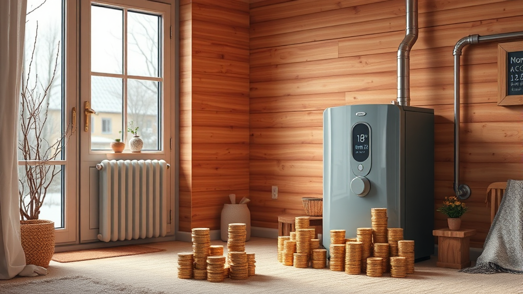 난방비 절약 핵심 가이드 (realistic 스타일)