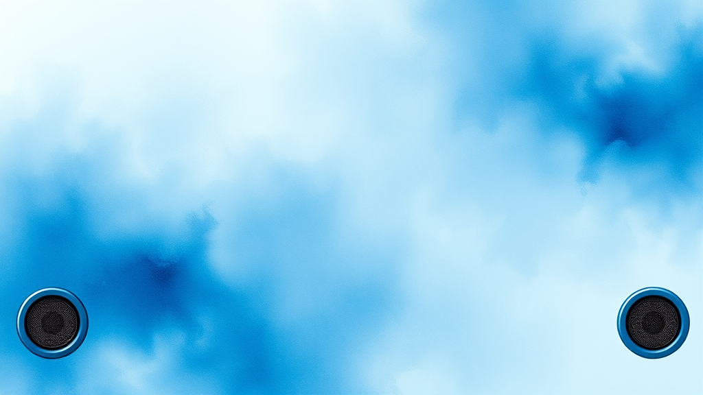 발열 관리 및 사운드 시스템 (watercolor 스타일)