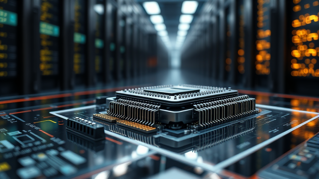 유리기판 사업의 성장 가능성 (realistic 스타일)