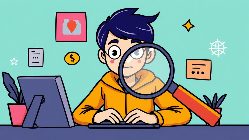 개인정보 유출 확인 및 대응 방법 (cartoon 스타일)