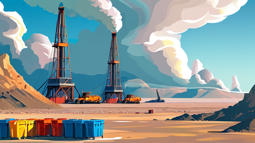 종량제 봉투 대란, 왜 발생했나? (illustration 스타일)