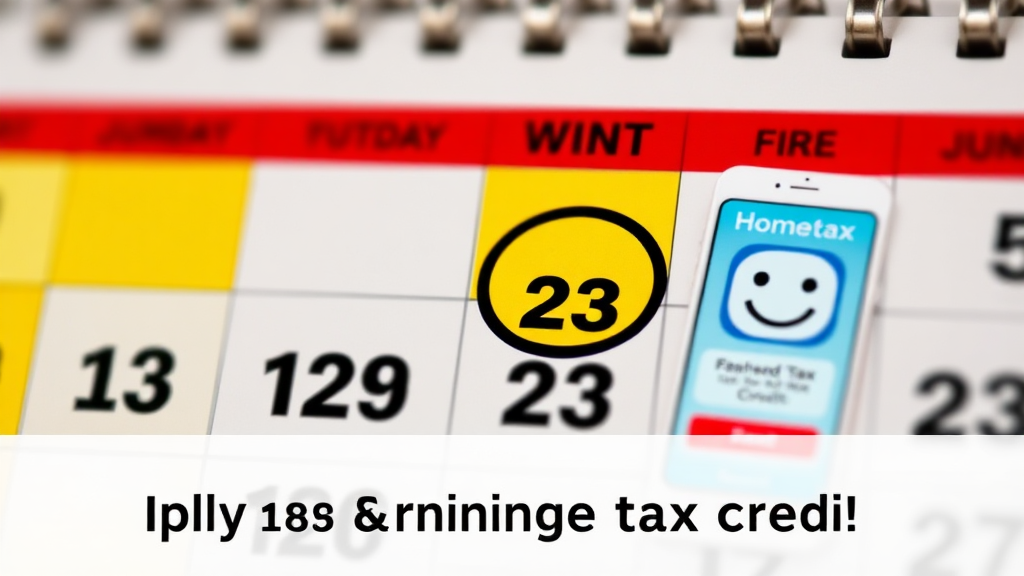 신청 기간 및 기한 (realistic 스타일)