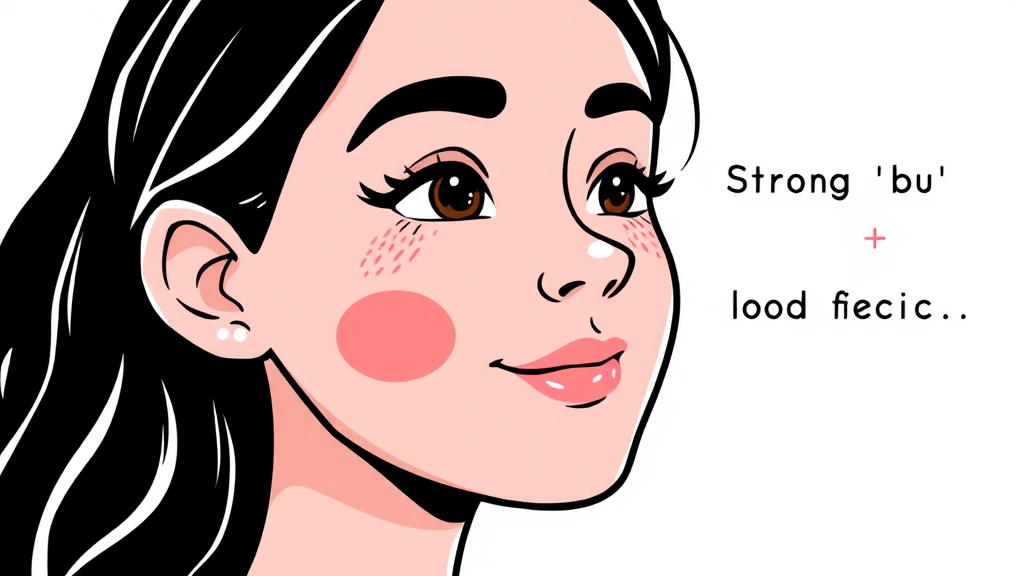 피부 장벽 강화와 유수분 밸런스 맞추기 (cartoon 스타일)