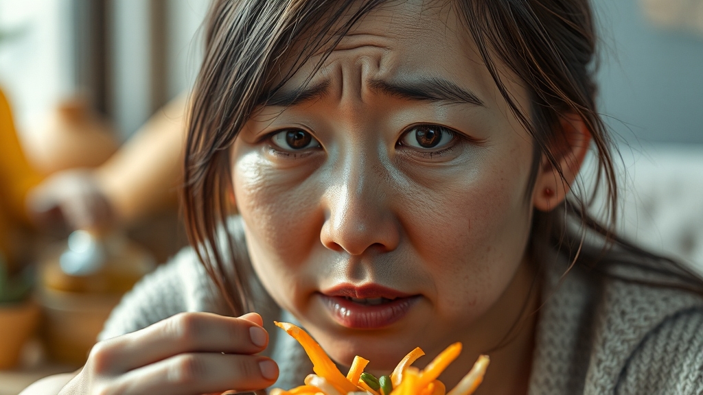 만성 장염: 원인, 증상, 관리 (realistic 스타일)