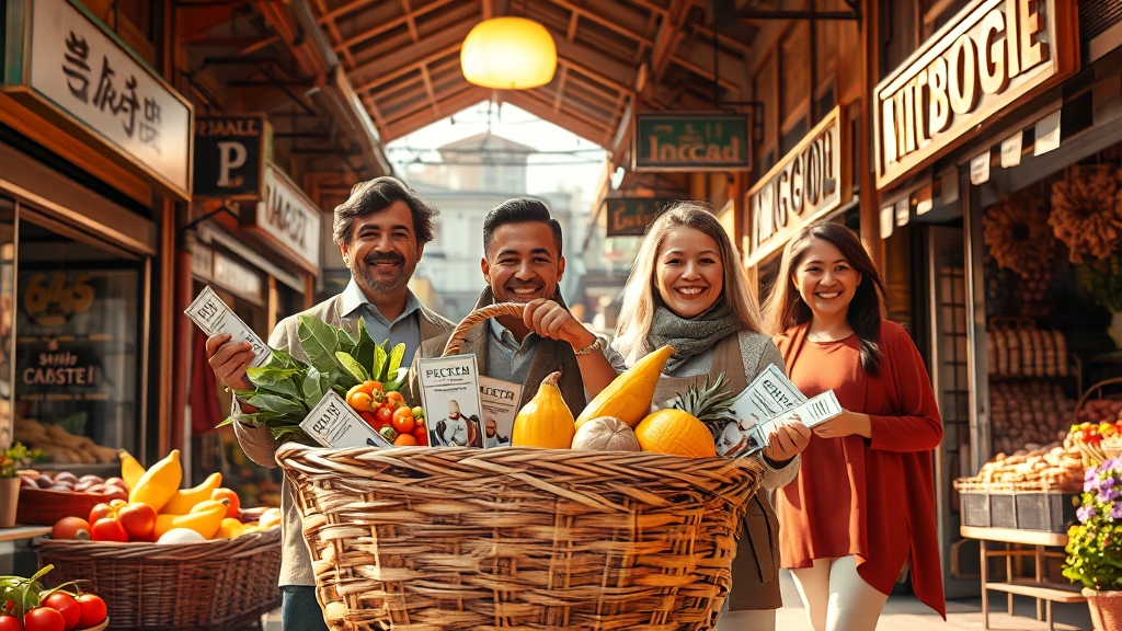 소비쿠폰 사용처 완벽 가이드 (realistic 스타일)