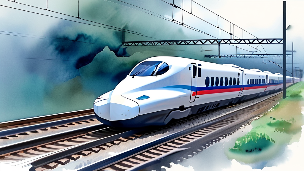 KTX 열차 지연, 보상 기준은 어떻게 되나요? (watercolor 스타일)