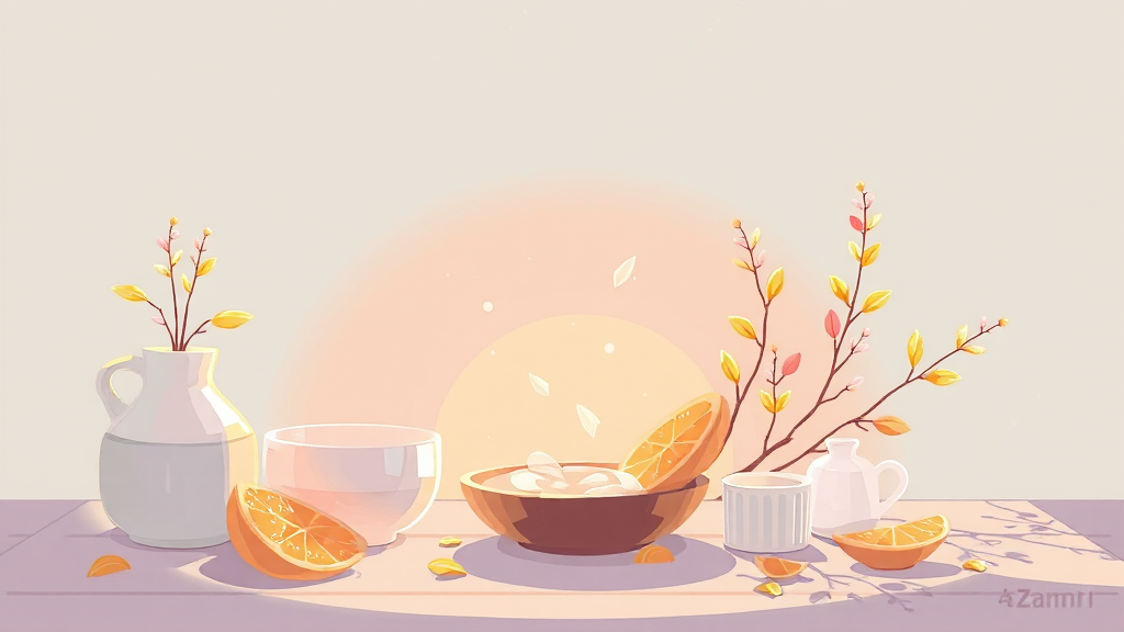 비움환 섭취 후 초기 효과 및 경험 (illustration 스타일)