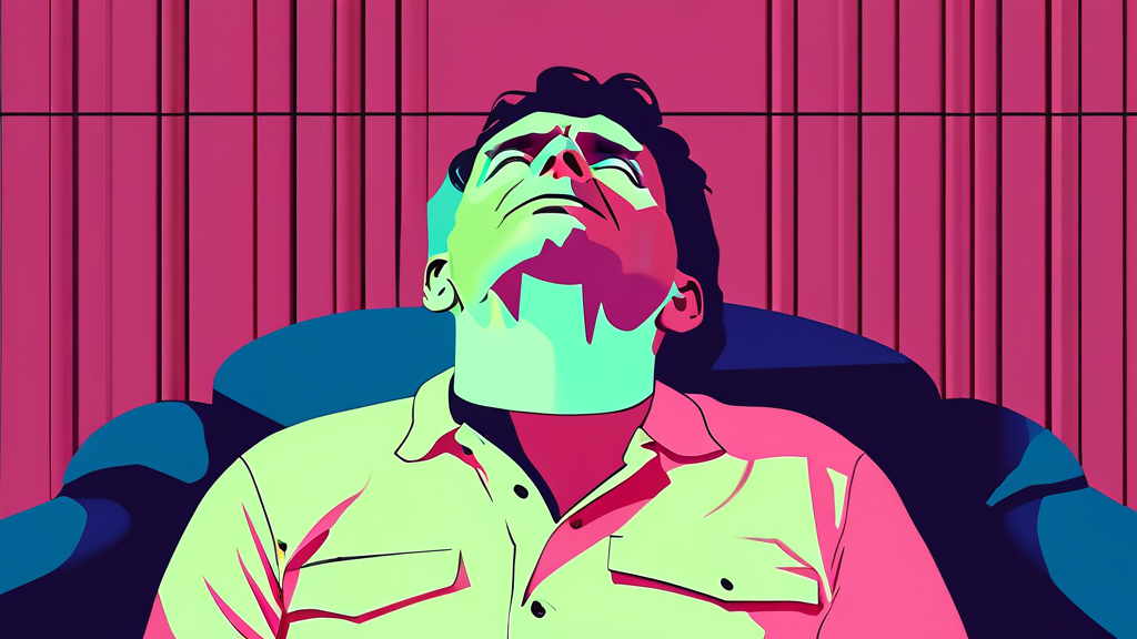 나를 괴롭히는 남성 갱년기 증상들 (illustration 스타일)