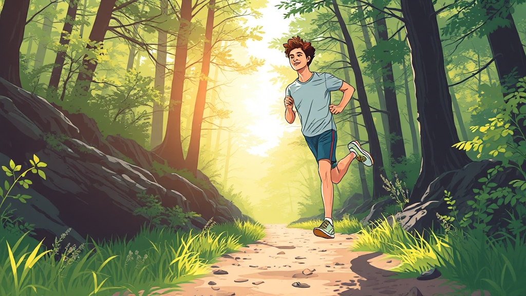 슬로우 조깅이란? (illustration 스타일)