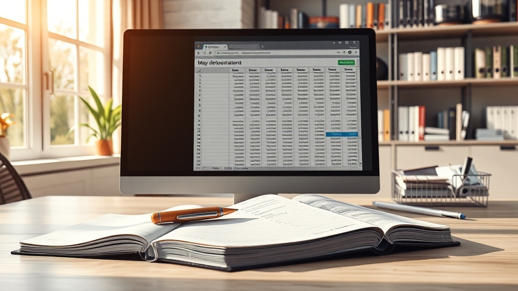 임대소득 간편장부 작성법 (realistic 스타일)