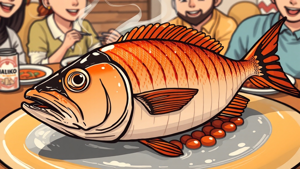 코스트코 수산물 추천 (cartoon 스타일)