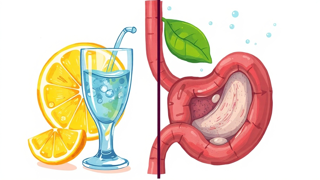 공복에 마셔도 괜찮을까? (cartoon 스타일)