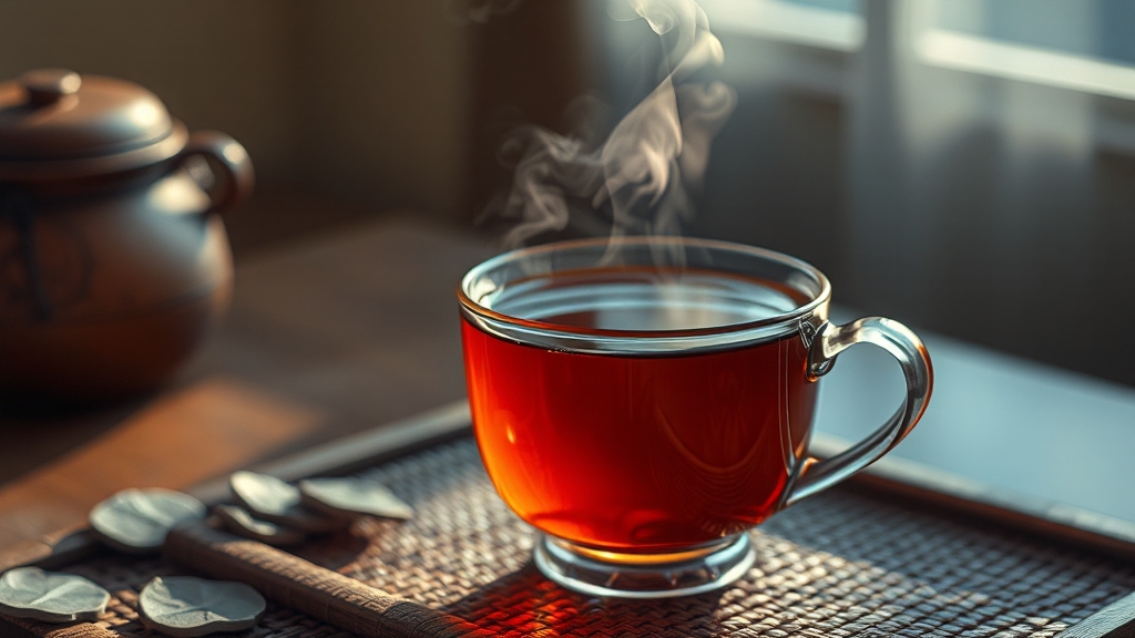 둥글레차, 맛있게 끓이는 법 (realistic 스타일)