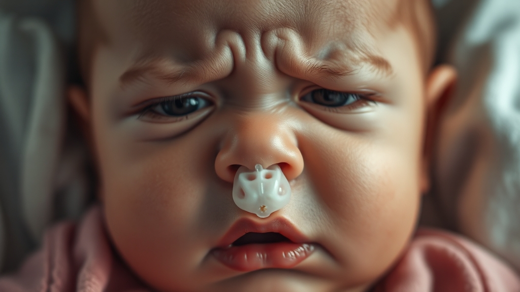 코막힘 원인과 증상 (realistic 스타일)