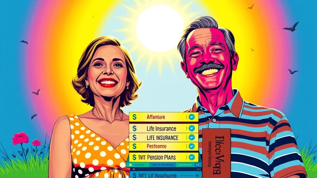 부모님의 행복한 노후, 지금부터 준비하세요! (popart 스타일)