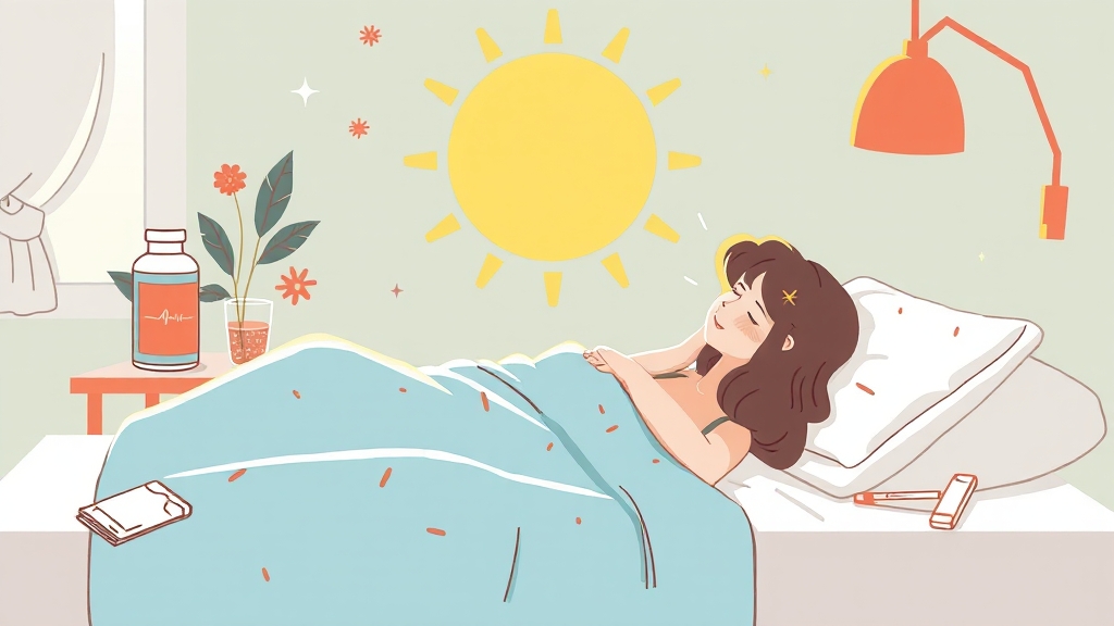 치료 및 관리 방법 (illustration 스타일)