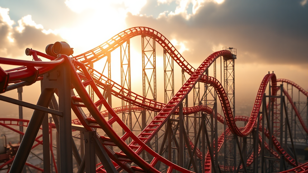 투자 심리 변화와 시장 흐름 예측 (realistic 스타일)