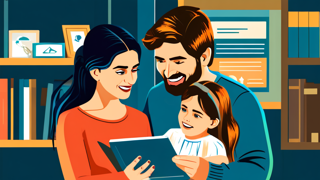 신청 전 필수 확인! 자녀장려금 유의사항 총정리 (illustration 스타일)