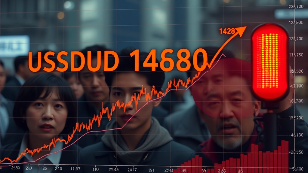 환율 변동 원인과 미래 전망 (realistic 스타일)