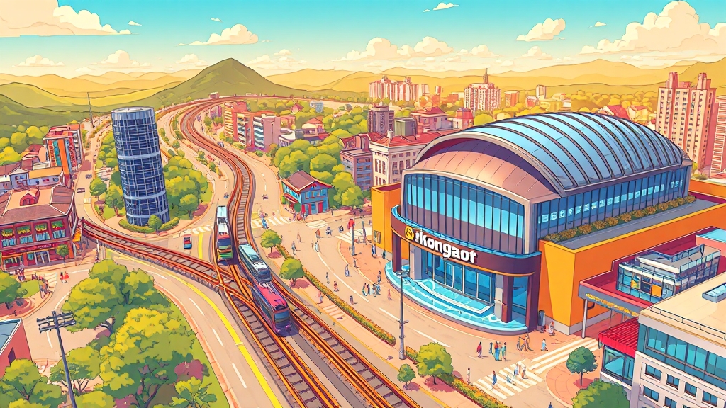 도시 기본 계획 2040 연관성 (cartoon 스타일)