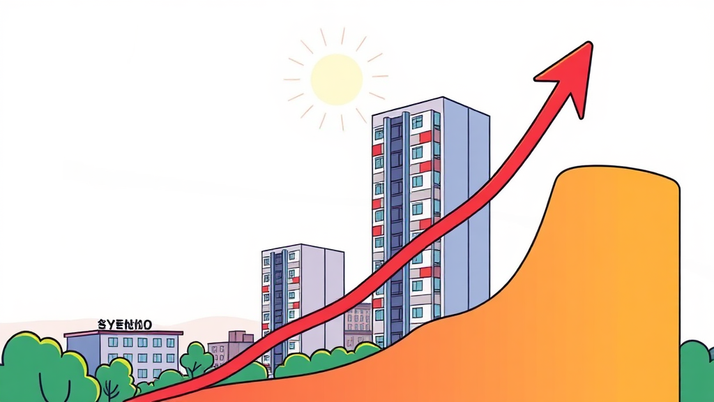 경기도 아파트 가격, 상승세 지속? (cartoon 스타일)