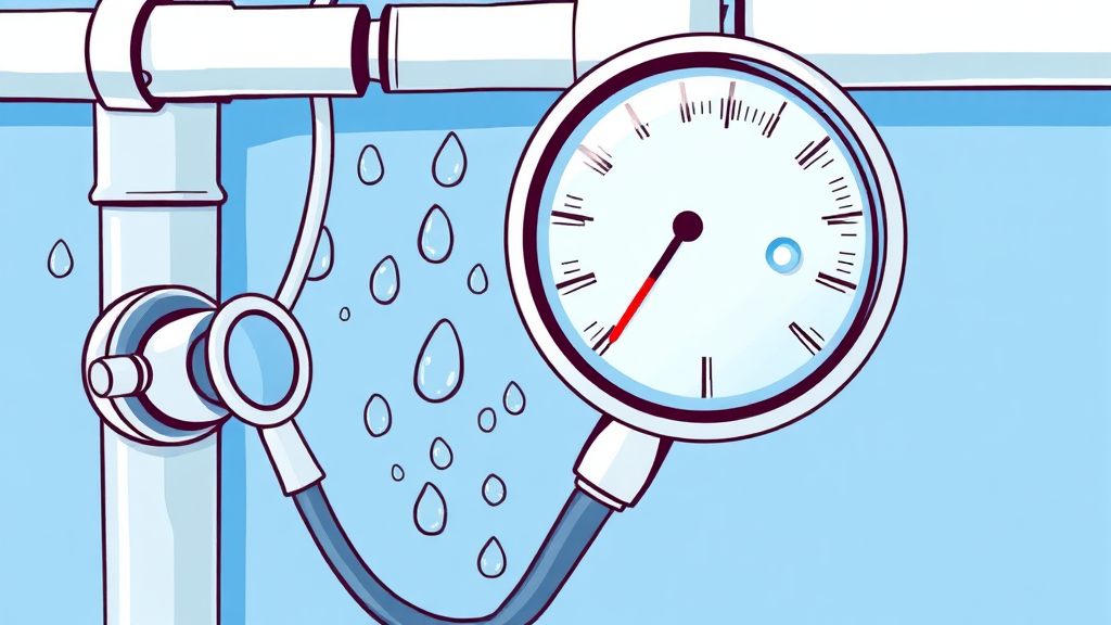 누수 원인 진단 과정 (illustration 스타일)