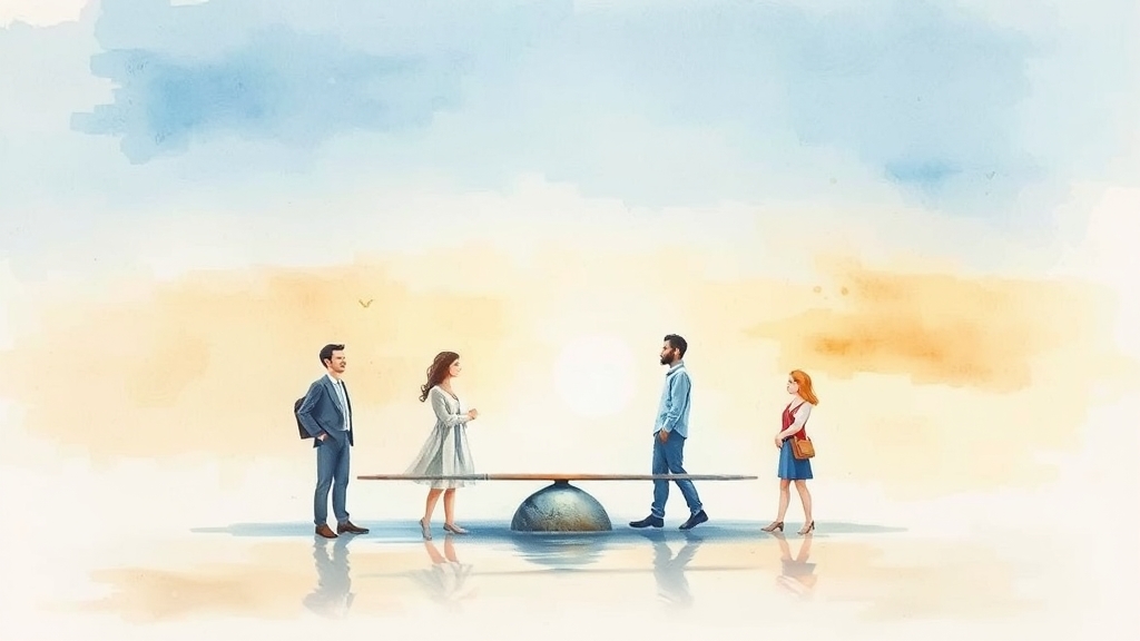 MBTI와 진로 선택 (watercolor 스타일)