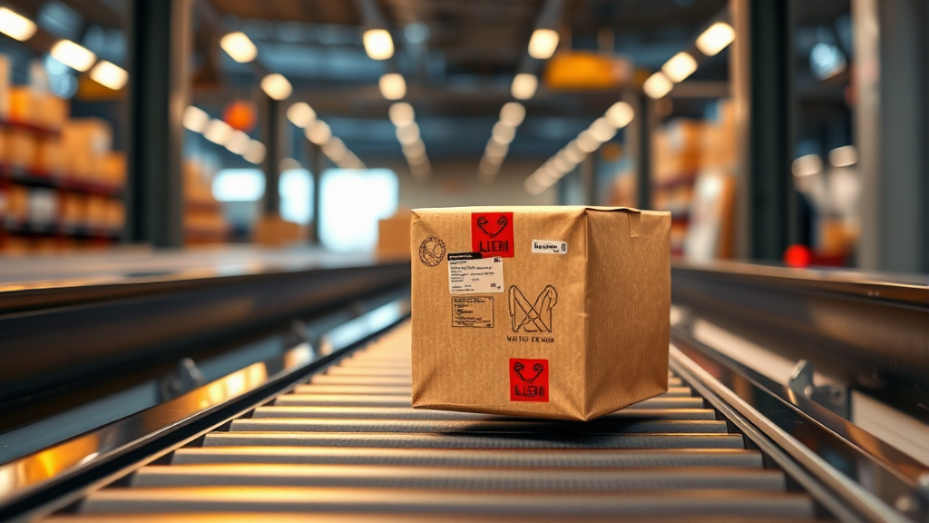 택배 배송 단계별 의미 (realistic 스타일)