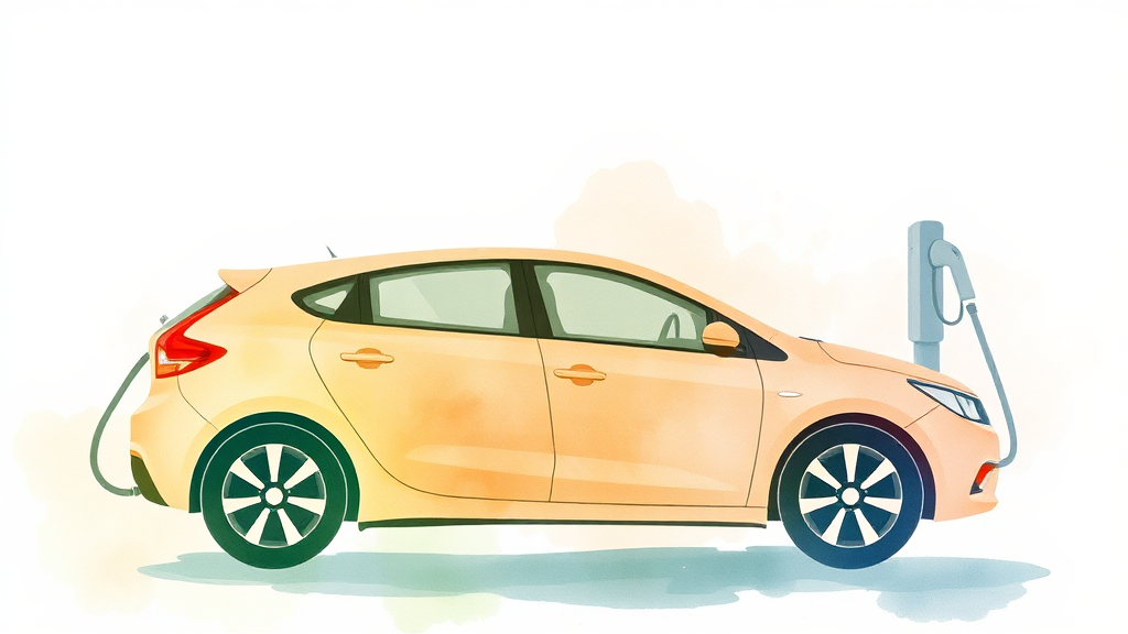 전기차 충전 요금 할인, 이렇게 활용하세요! (watercolor 스타일)