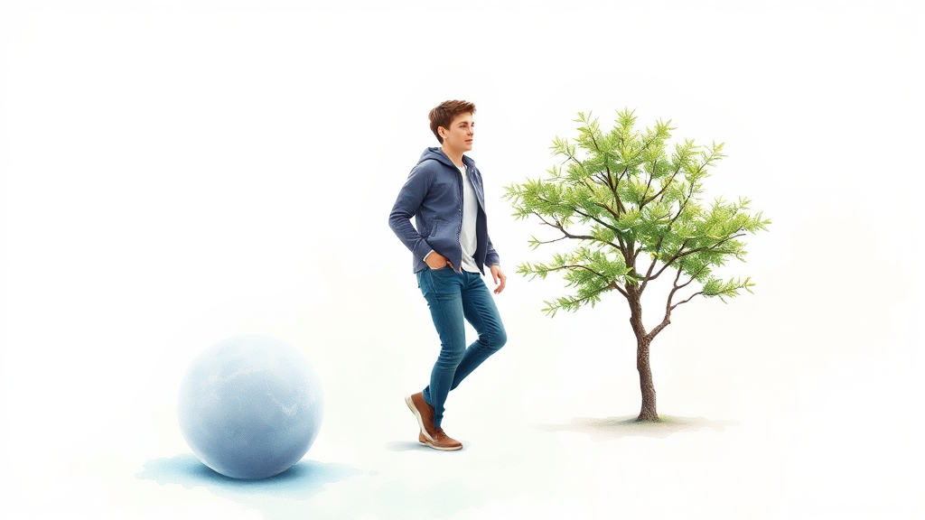 복리의 마법과 자기 투자: 미래를 위한 현명한 선택 (watercolor 스타일)