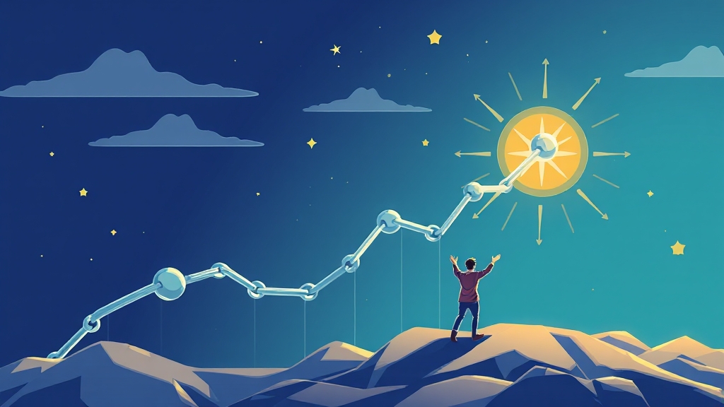 체인링크 시세, 어떻게 움직일까? (illustration 스타일)
