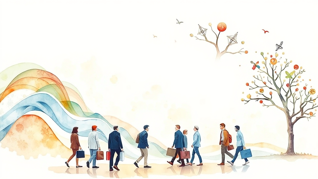 최근 관세 이슈 및 시장 동향 (watercolor 스타일)