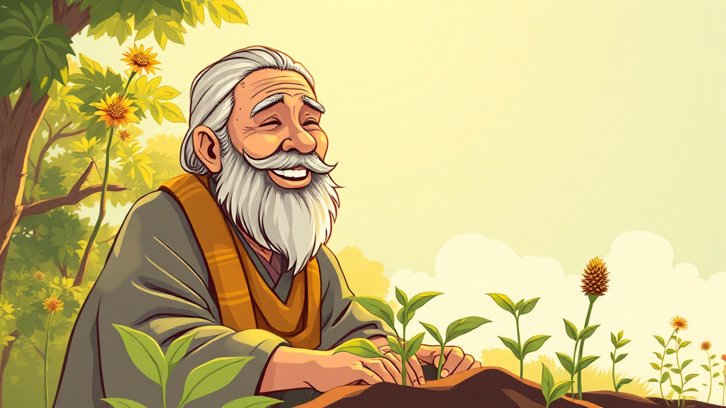 노인일자리 신청 자격 조건 (illustration 스타일)