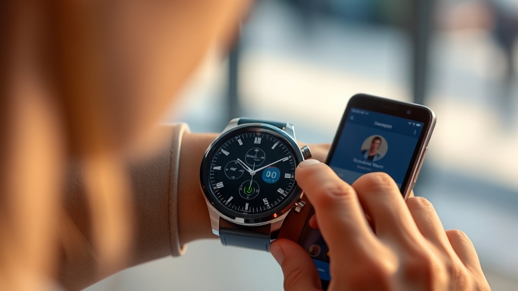 워치7 스마트폰 연동 & 설정 (realistic 스타일)