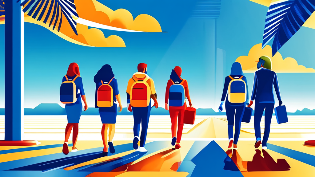 향후 전망 및 여행객을 위한 대비책 (illustration 스타일)