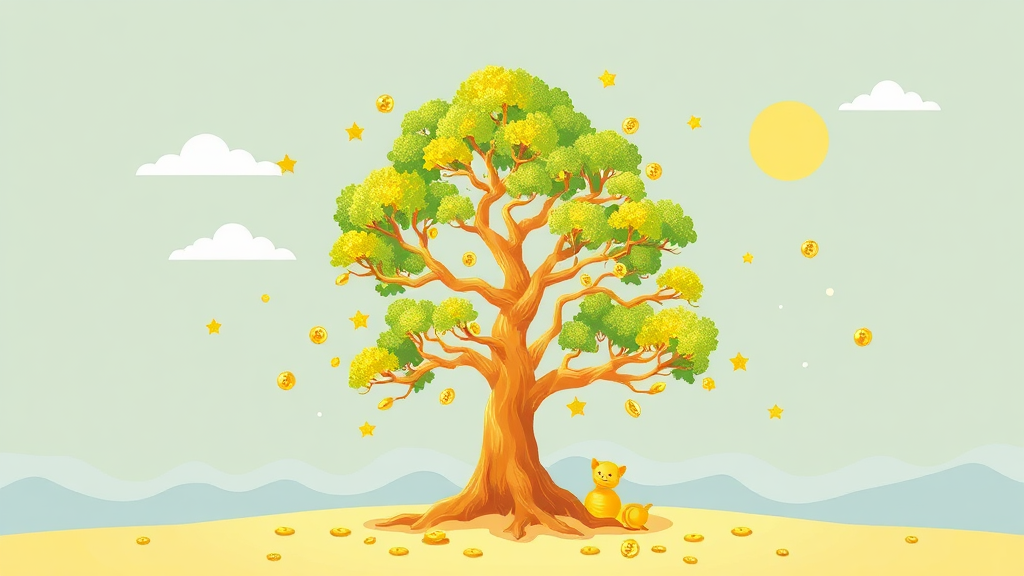 해외주식 투자와 세금 (illustration 스타일)