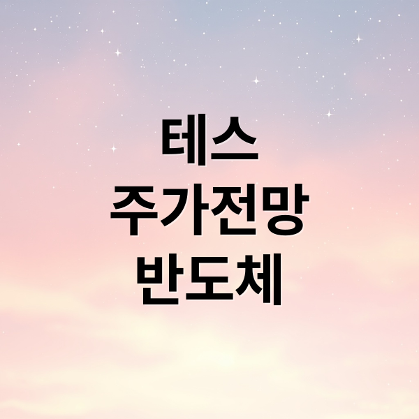 테스
주가전망
반도체 (테스 주가 전망)