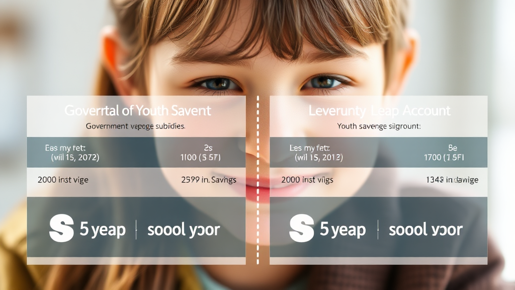 청년도약계좌와 비교, 어떤 점이 다를까? (realistic 스타일)