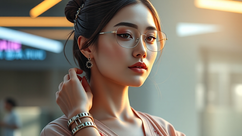 초개인화 스킨케어 시대 (realistic 스타일)
