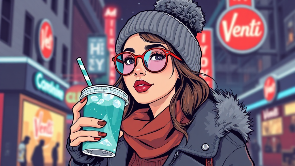 왜 얼죽아를 선택할까요? (illustration 스타일)