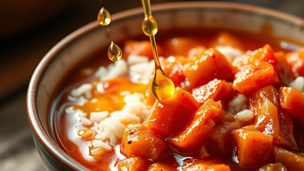 참치 기름 활용 꿀팁 (realistic 스타일)