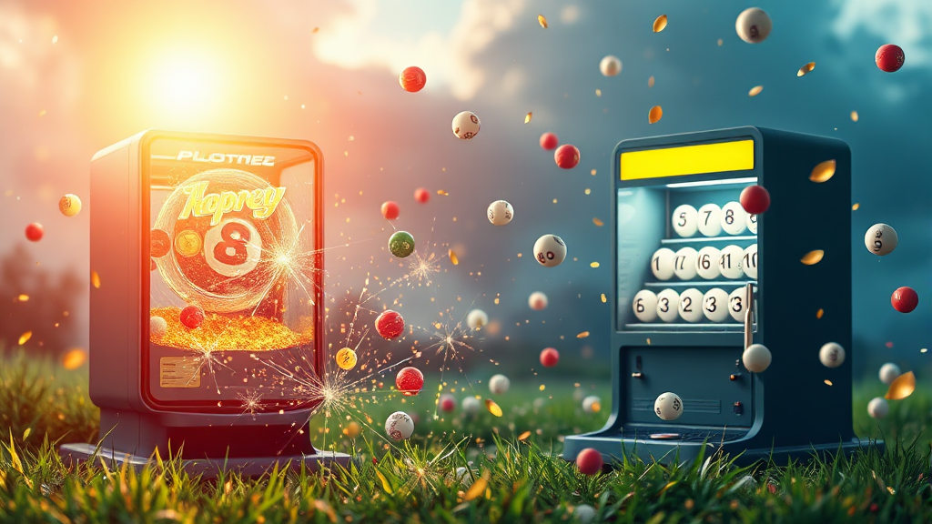 미래 로또 번호 예측의 한계 (realistic 스타일)