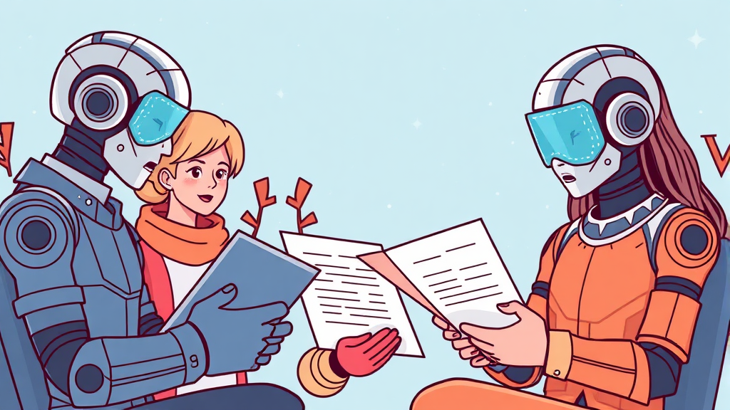 Google Vids의 핵심 AI 기능과 작동 원리 (illustration 스타일)