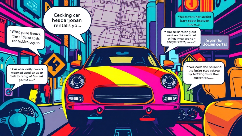 믿을 수 있는 렌트 업체 고르는 법 (popart 스타일)