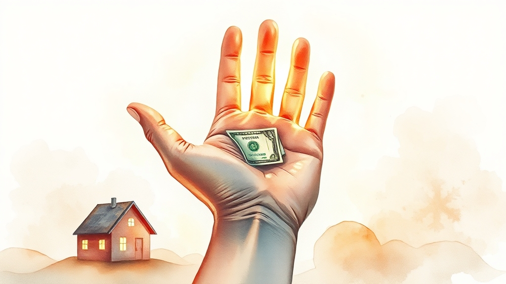 긴급생계지원금이란? (watercolor 스타일)