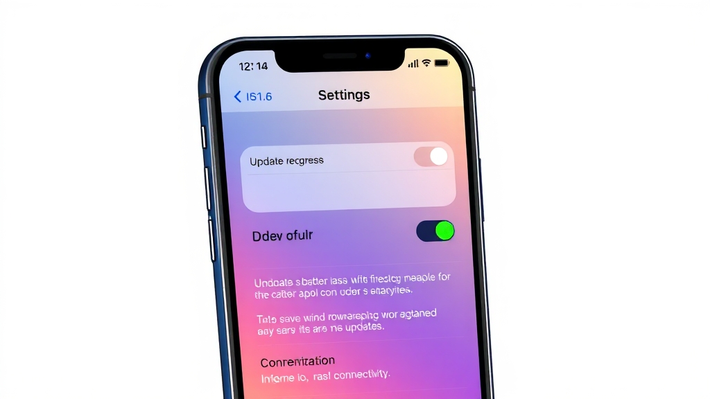 iOS 18.6 업데이트 방법 (cartoon 스타일)