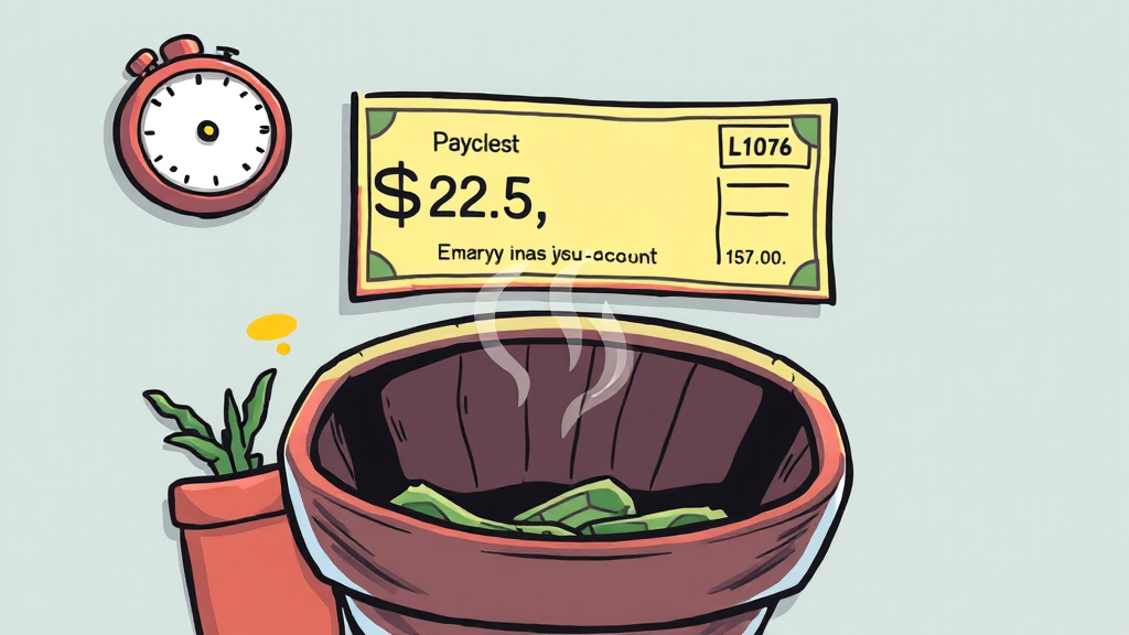 실업급여 금액 및 수급 기간 (cartoon 스타일)